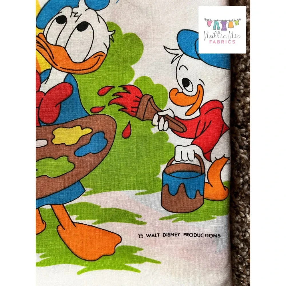 Vintage Twin Mickey Mouse Set of Vintage sheets, 1 pillowcase,‎ Pacific, Disney
